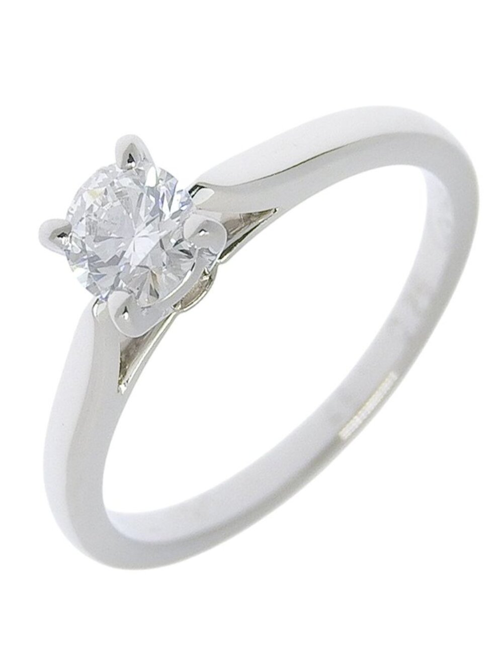 Cartier Solitaire 1895 Platinum Diamond Ring